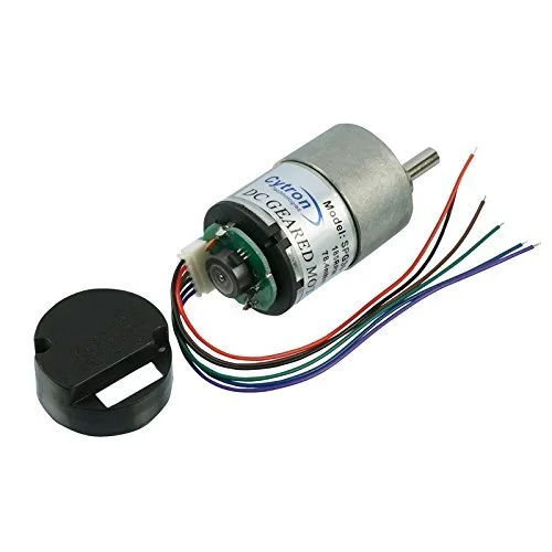 SPG30E-60K DC Geared Motor with Encoder 75 RPM 30N.cm 12V - Image 3